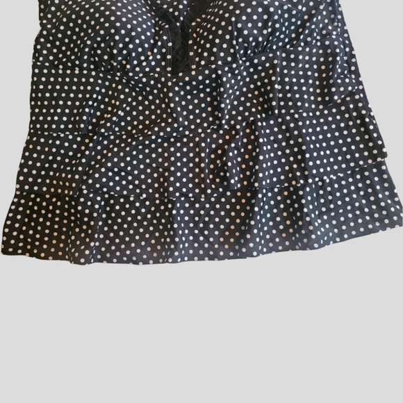 PENNINGTONS - Plus Size Layered Ruffle Tankini - Picture 3 of 11